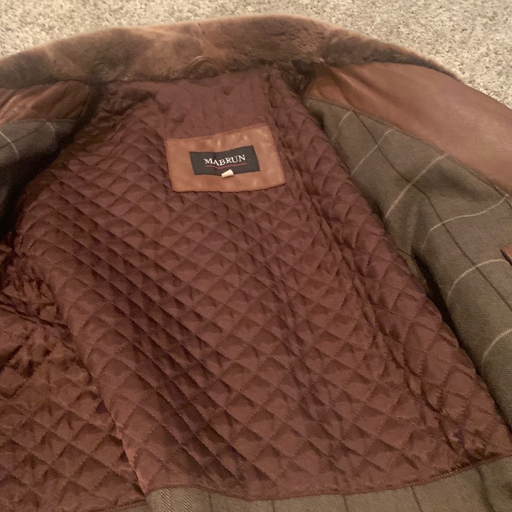 Mabrun genuine leather jacket